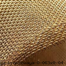 Сетка тканая бронзовая 0.063х0.04 БрОФ6.5-0.4