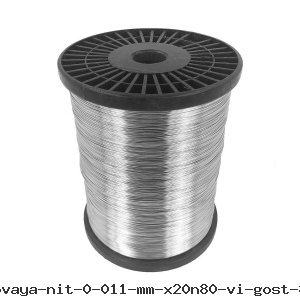 Нихромовая нить 0.011 мм Х20Н80-ВИ ГОСТ 8803-89