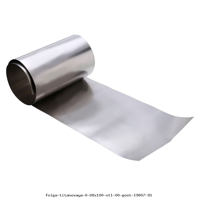 Фольга титановая 0.08x100 ВТ1-00 ГОСТ 19807-91