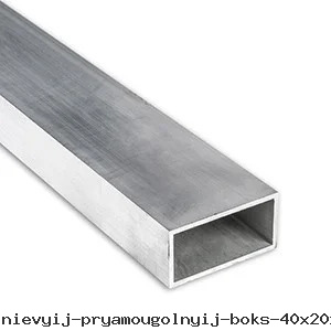 Алюминиевый прямоугольный бокс 40х20х1.5 3