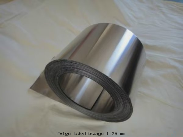Фольга кобальтовая 1.25 мм