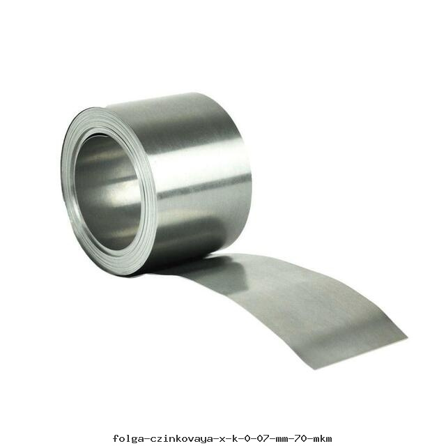 Фольга цинковая х/к  0.07 мм (70 мкм)