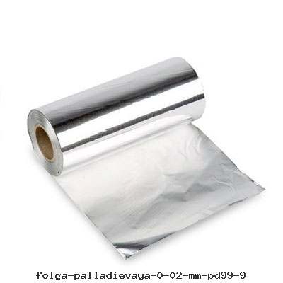 Фольга палладиевая 0.02 мм Пд99.9
