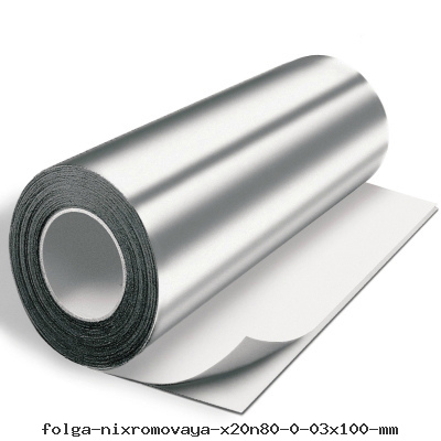 Фольга нихромовая Х20Н80 0.03х100 мм