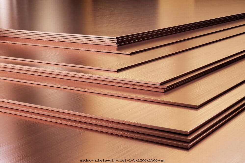 Медно-никелевый лист 1.5х1200х1500 мм