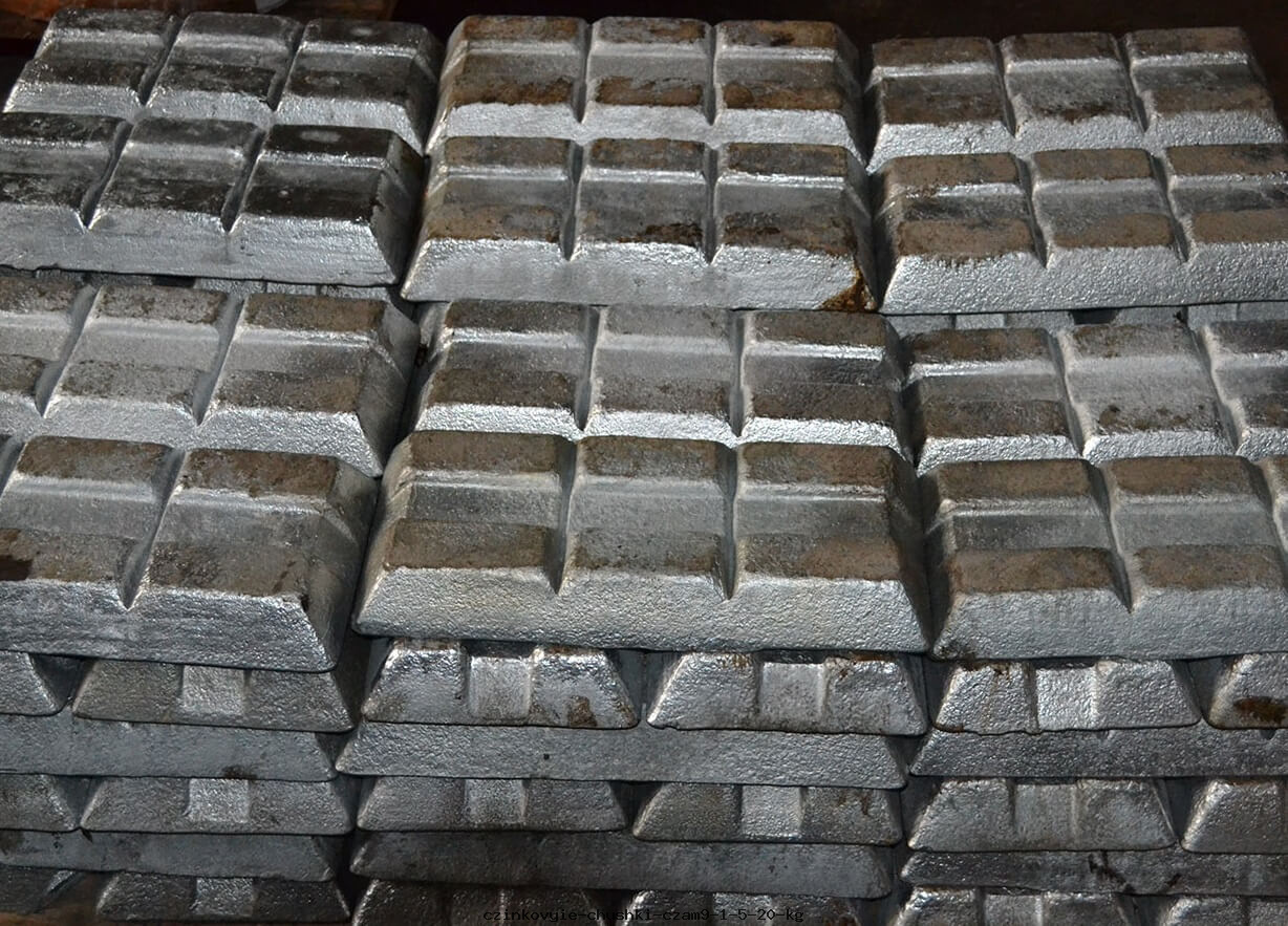 Цинковые чушки ЦАМ9-1,5 (20 кг)