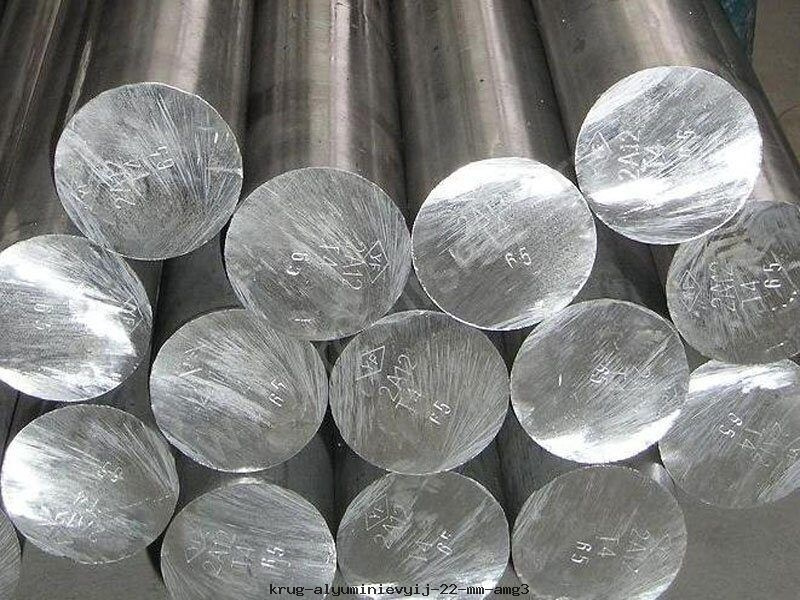 Круг алюминиевый 22 мм АМГ3